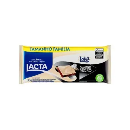 Chocolate lacta diamante negro laka 145g