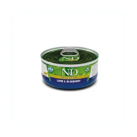 Ração Úmida N&D Prime Gatos Adultos Cordeiro e Blueberry 70 g