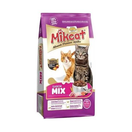 Racao mikcat mix c nugg 30% 500g