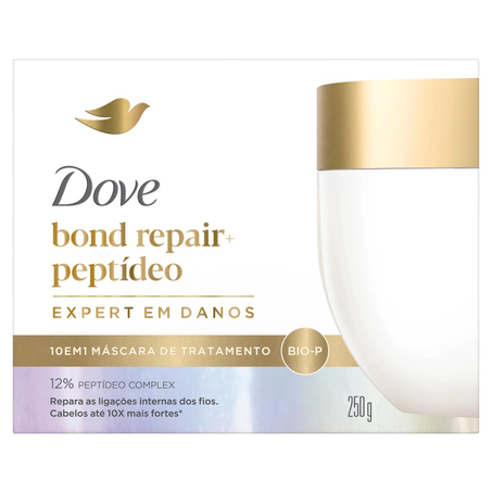 Creme de Tratamento Dove 250ml - Bond Repair - 10 em 1