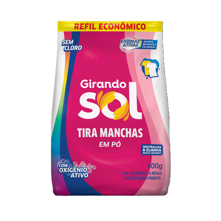Tira mancha g.sol em po refil econ 400g