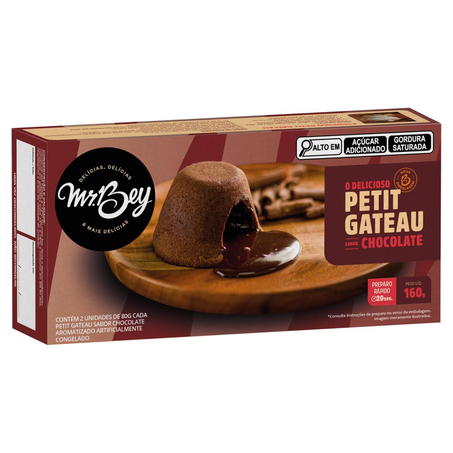 Petit Gateau Mr. Bey 160g - Chocolate