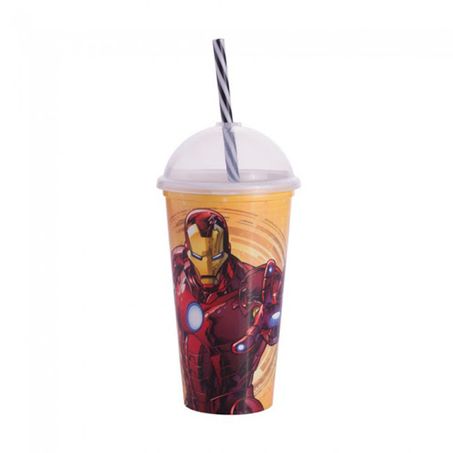 COPO PLASUTIL 500ML SHAKE HOMEM FERRO