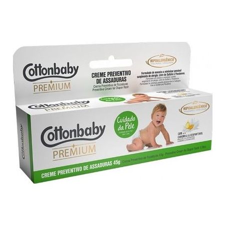 CREME DE PELE COTTONBABY PARA ASSADURAS PREMIUM 45G