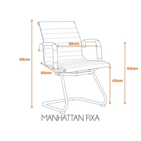 FRATINI CAD.MANHATTAN BLACK FIXA PT 1.00380.010002 360-3