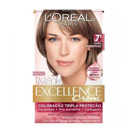 TINTURA IMEDIA LOREAL KIT 7.1