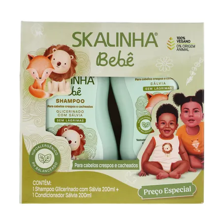 Kit shampoo + cond skalinha salvia 200ml 360-0