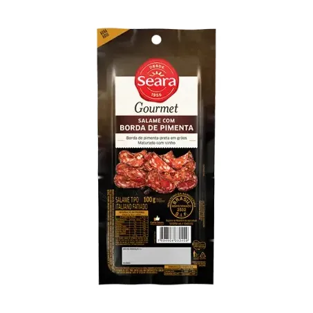 Salame Seara 100g Italiano Fatiado Borda Pimenta