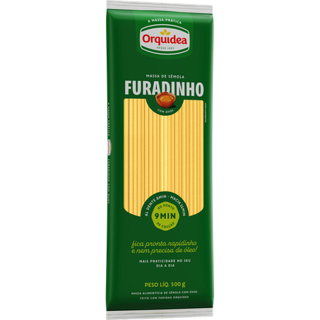 Massa orquídea furadinho com ovos 500g