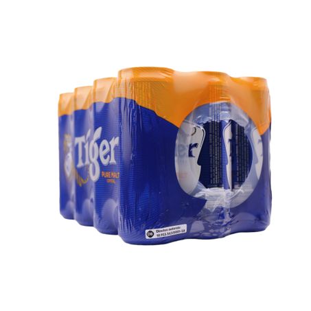 Cerveja Tiger Puro Malte Crystal Lata 350ml - Pacote com 12un - 4.2lt 360-40