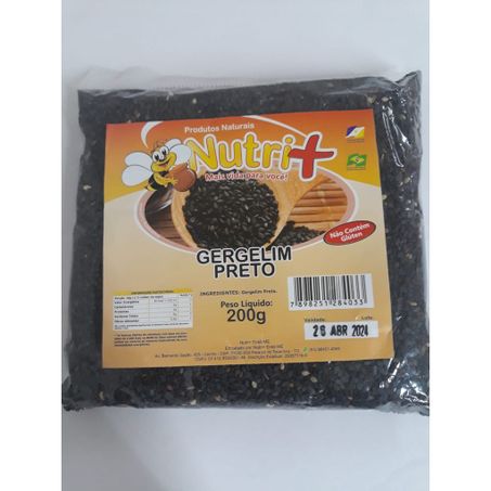 GERGELIM PRETO NUTRI MAIS 200G 