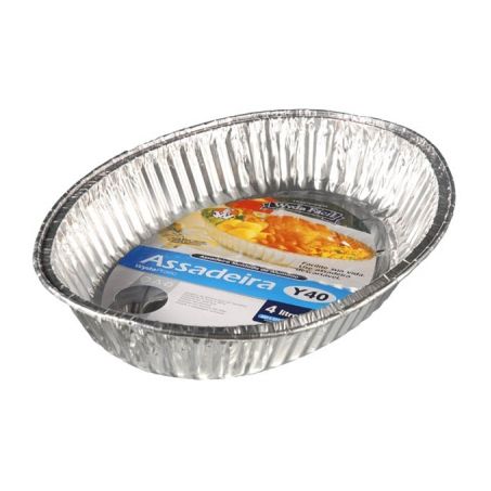 Assadeira Bompack Oval Média 4l - un