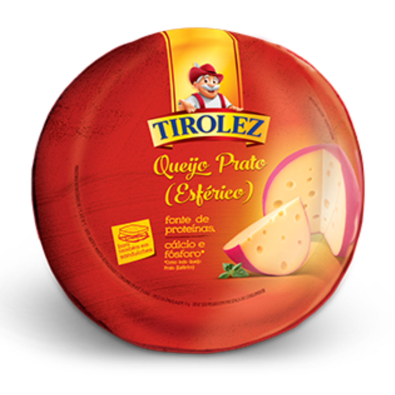 Queijo prato tirolez esférico kg