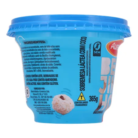 Sobremesa beijinho aurea pote 365g 360-29