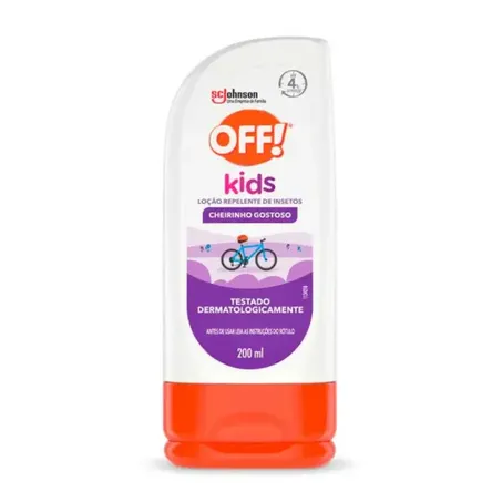 Loção Repelente de Insetos Off! Cheirinho Gostoso Squeeze 200ml