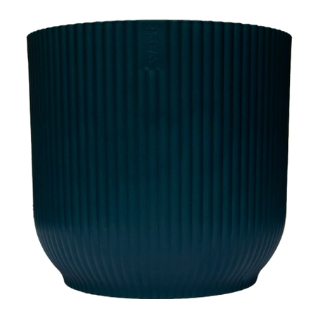 VASO WEST GARDEN SIENA 16X14,8 AZUL PETROLEO