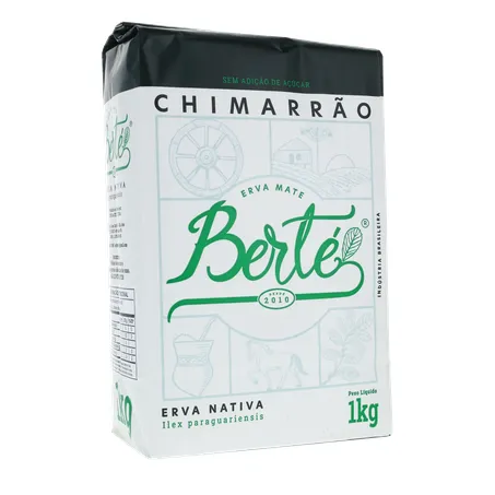 Erva mate berte s-acucar 1kg 360-16