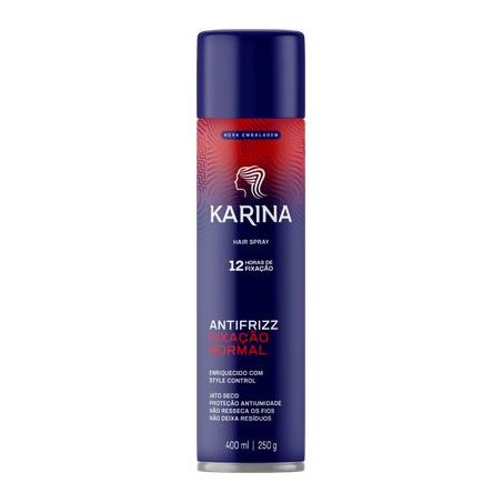 HAIR SPRAY KARINA 400ML FIXACAO NORMAL