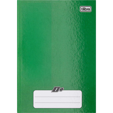 Caderno Brochura Mais Tilibra 96 Folhas - Verde - Capa Dura