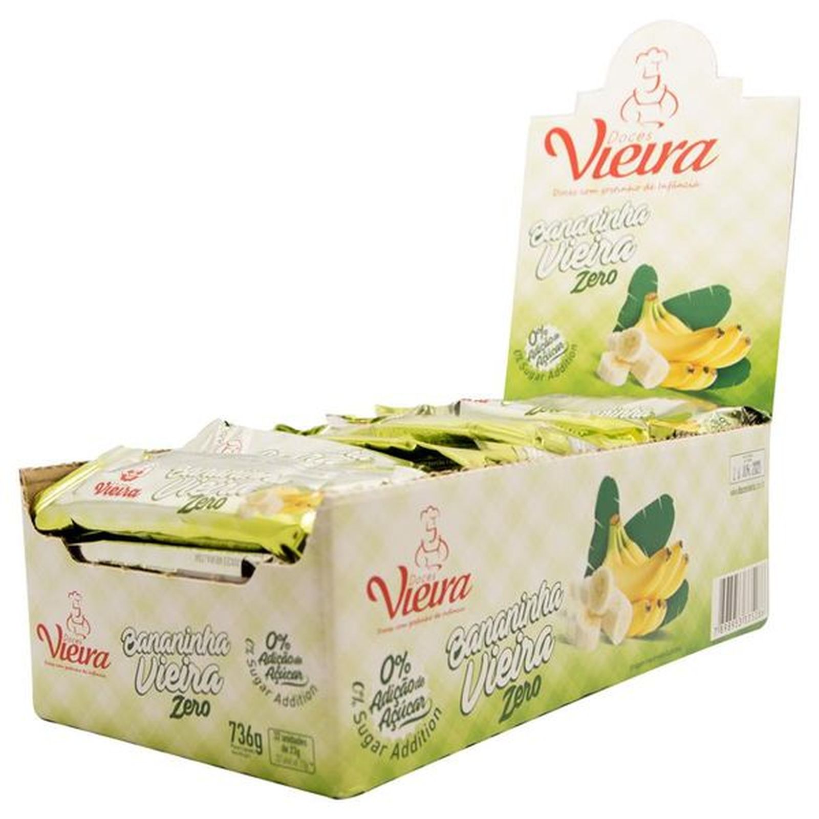 メロンパンナ Quartetto Supermercados - Bananinha Vieira Zero 23g