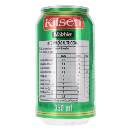 CERVEJA KILSEN MALZBIER PURO MALTE LATA 350ML 360-19