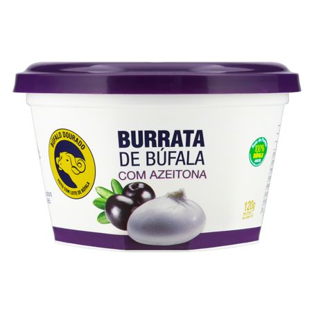 QUEIJO BURRATA DE BÚFALA COM AZEITONA BÚFALO DOURADO