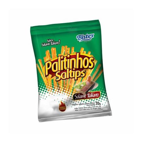 Salgadinho Bistex Palitinhos Saltips Salame Italiano 70G