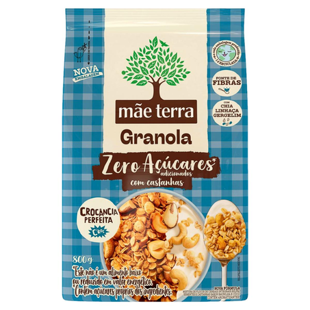 Granola Mãe Terra 800g - Zero Açúcar