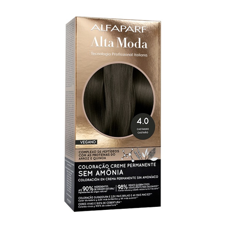 Tintura Alta Moda 4.0 S/Amonia Castanho