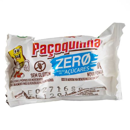 PAÇOQUINHA ZERO AÇÚCARES 18G DACOLONIA