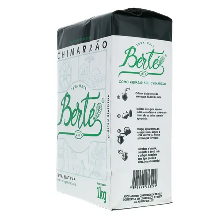 Erva mate berte s-acucar 1kg 360-24