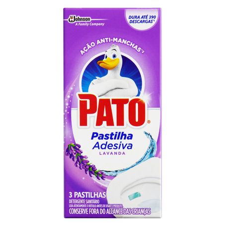 Detergente sanitário pastilha adesiva lavanda pato