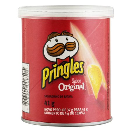 Salgadinho de batata original pringles lata