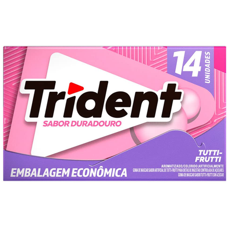 Chicle trident 14s tutti frutti pcc/12