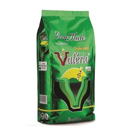Erva mate valerio tradicional laminado c/acucar 1kg*.