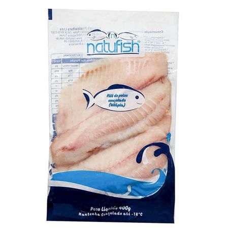 File de tilapia iqf natufish 400g