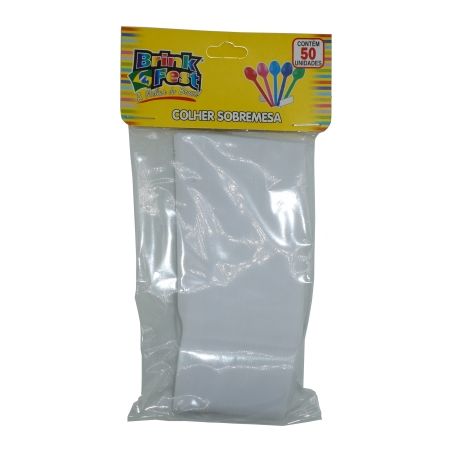 BRINK FEST COLHER SOBREMESA BRANC C/50UN