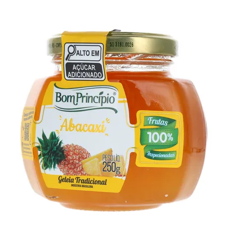 GELEIA TRADICIONAL DE ABACAXI 250G BOM PRINCIPIO 360-3