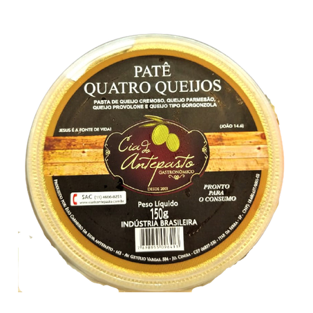Pate Quatro Queijos Cia do Antepasto 130g