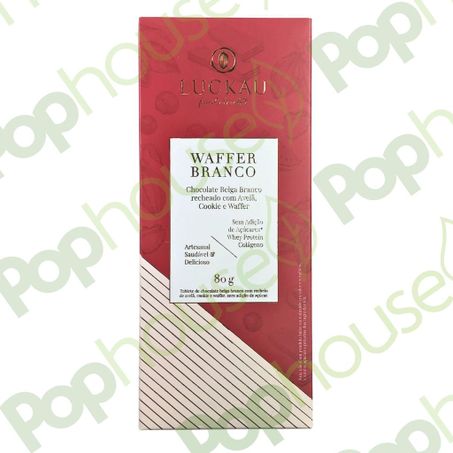 WAFER DE CHOCOLATE BRANCO AVELÃ E COOKIES 80G - LU