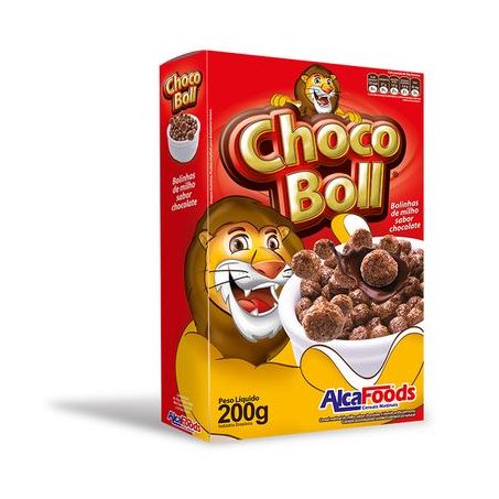 Cereal Alca Foods Chocoboll Caixa 200gr