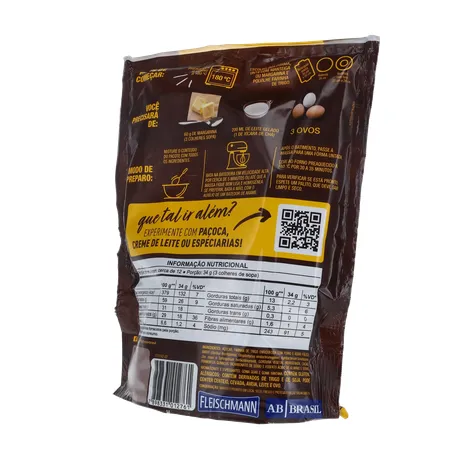 Mistura Para Bolo Cremoso Chocomousse Fleischmann Sachê 400G 360-21