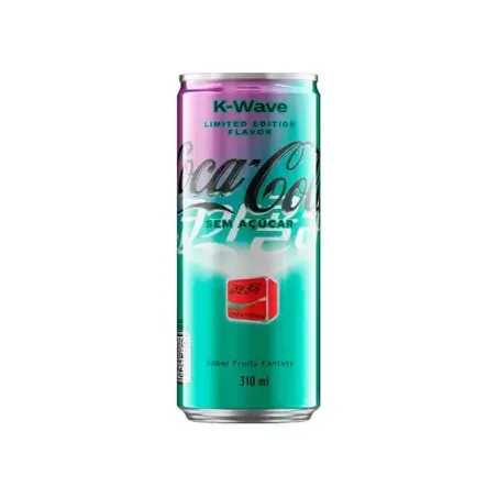 Refrigerante Coca-Cola Sem Açúcar Sabor Fruity Fantasy Lata 310ml