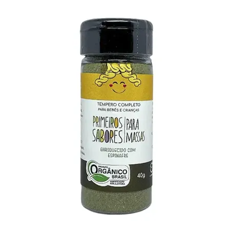 TEMPERO PRIMEIROS SABORES ESPINAFRE ORG 40G