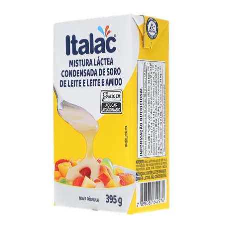 Mistura láctea condensada Italac soro de leite 395g
 360-4