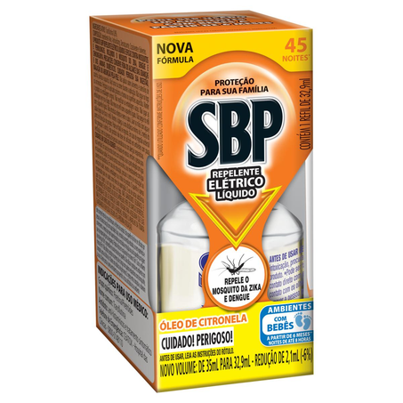 Inseticida 45 Noites SBP 35ml - Refil