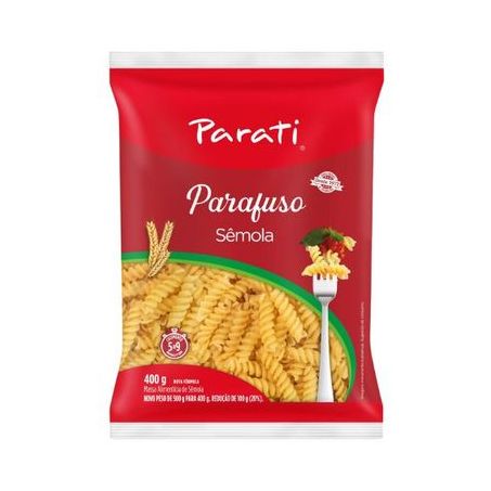 Macarrão parati parafuso semola 400g