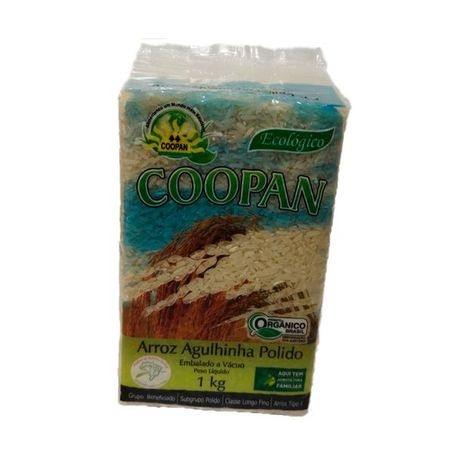 Arroz Branco Polido Coopan Vácuo 1kg