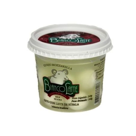 Queijo Mussarela de Búfala Bola Bianco Latte Embalagem 160G