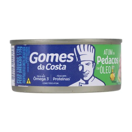 Atum Pedaço Óleo Gomes da Costa 170g 360-34